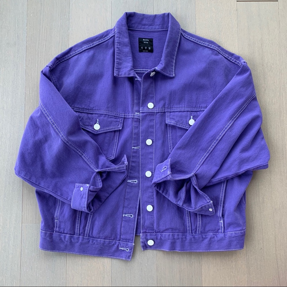 Bershka purple jacket